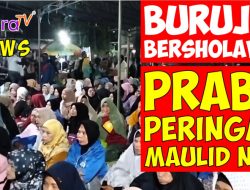 Burujul Bersholawat, Prabu (Paguyuban Remaja Burujul) Peringati Maulid Nabi Muhammad SAW