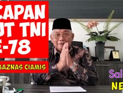 Ucapan HUT TNI ke-78 – 5 Oktober 2023 dari Baznas Kab. Ciamis