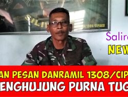 Kesan Pesan Danramil 1308/Cipaku Mayor Inf Suharto Dipenghujung Purna Tugas