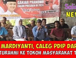 Dea Mardiyanti, Caleg PDIP Dapil 6 Silaturahmi ke Tokoh Masyarakat Tasikmalaya