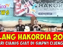 Menjelang HAKORDIA 2023, Kejari Ciamis Giat di SMPN 1 Cijengjing