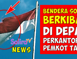 Miris, Bendera Merah Putih Kusam Lusuh Sobek Berkibar Didepan Komplek Perkantoran Pemkot Tasik