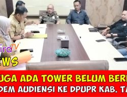 Diduga Ada Tower Telekomunikasi Belum Berizin, LSM FORDEM Audiensi ke DPUPR Kab. Tasikmalaya