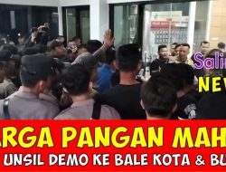 Harga Pangan Mahal, PMII Unsil Demo ke Bale Kota Tasikmalaya & Bulog