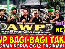 AWP Bagi-bagi Takjil Bersama Kodim 0612 Tasikmalaya