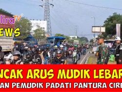 Puncak Arus Mudik Lebaran, Ribuan Pemudik Padati Pantura Cirebon