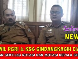 Korwil PGRI dan K3S Sindangkasih Ciamis Adakan Acara Serah Terima Jabatan (Sertijab) dan Rotasi Mutasi Kepala Sekolah