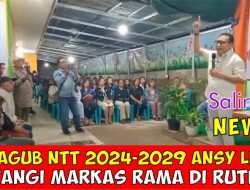 Bacagub NTT Ansy Lema Datangi Markas RAMA di Ruteng