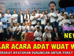 Gelar Acara Adat Wuat Wa’i, Masyarakat Nyatakan Dukungan Untuk Paket SIAGA
