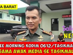 Coffee Morning Kodim 0612/Tasikmalaya Bersama Awak Media se Tasikmalaya
