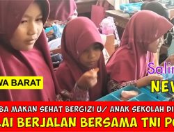 Uji Coba Makan Sehat Bergizi untuk Anak Sekolah di Tasik Mulai Berjalan Bersama TNI POLRI