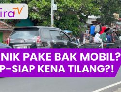 Piknik Pake Bak Mobil?, Siap-siap Kena Tilang?!