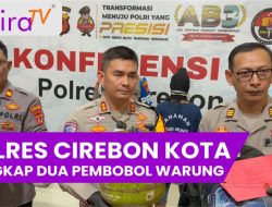 Polres Cirebon Kota Tangkap Dua Pembobol Warung