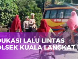 Polsek Kuala Langkat Gelar Edukasi Lalu Lintas untuk Tingkatkan Disiplin Berkendara