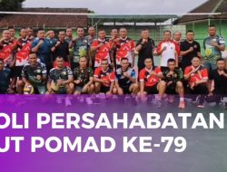 HUT POMAD ke-79, Subdenpom III/2-2 Tasikmalaya Adakan Voli Persahabatan