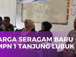 Musyawarah Wali Murid SMPN 1 Tanjung Lubuk Sepakati Harga Seragam Baru