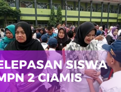 Pelepasan Siswa SMPN 2 Ciamis Digelar Sederhana