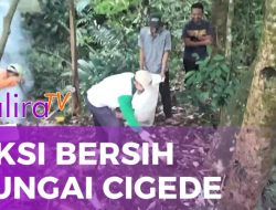 Aksi Bersih Sungai Cigede: Warga dan Perangkat Desa Sukasenang Bergerak Usai Viral di Media Sosial