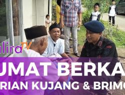 Jumat Berkah di Manonjaya, Pengusaha dan Brimob Berbagi untuk Warga yang Membutuhkan