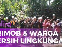 Kolaborasi Satbrimob, Pengusaha, dan Warga Wujudkan Lingkungan Bersih di Dusun Tugu Ciamis