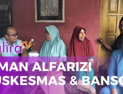 Viman Alfarizi Pantau Puskesmas dan Salurkan Bantuan Sosial untuk Warga